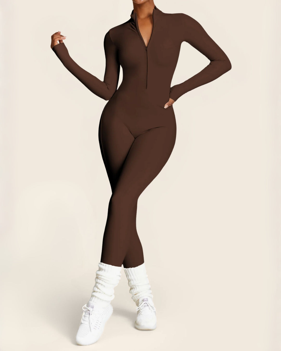 Thermal Zip-Up Jumpsuit