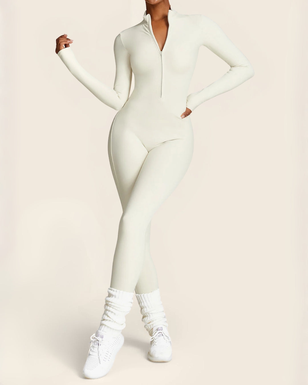 Thermal Zip-Up Jumpsuit