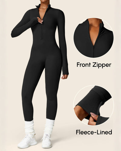 Thermal Zip-Up Jumpsuit