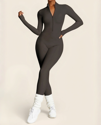 Thermal Zip-Up Jumpsuit