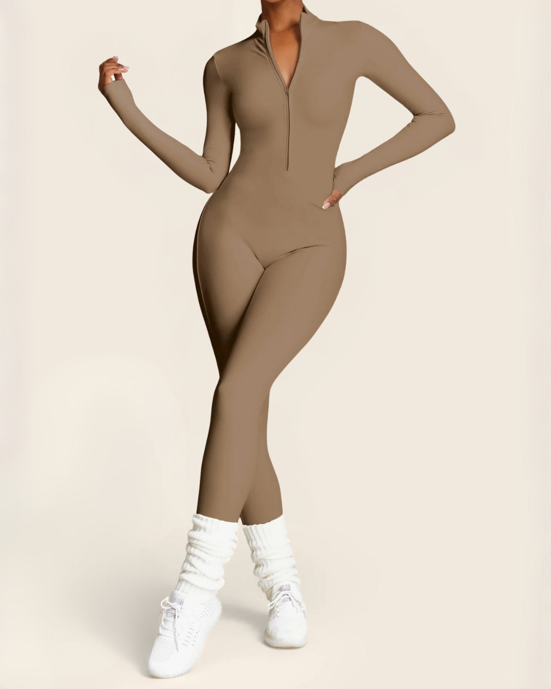 Thermal Zip-Up Jumpsuit