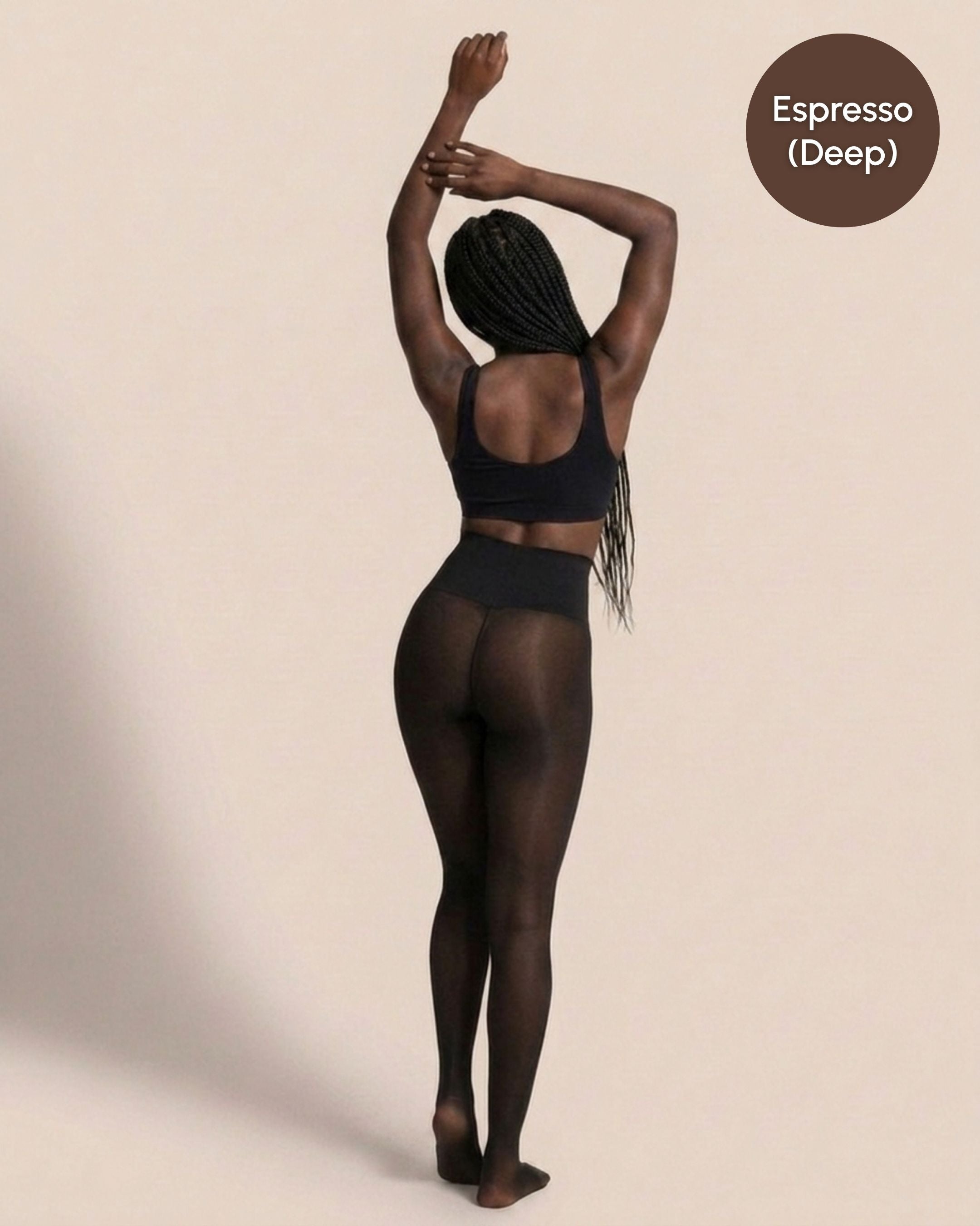 Sheer Illusion Fleece-Lined Tights