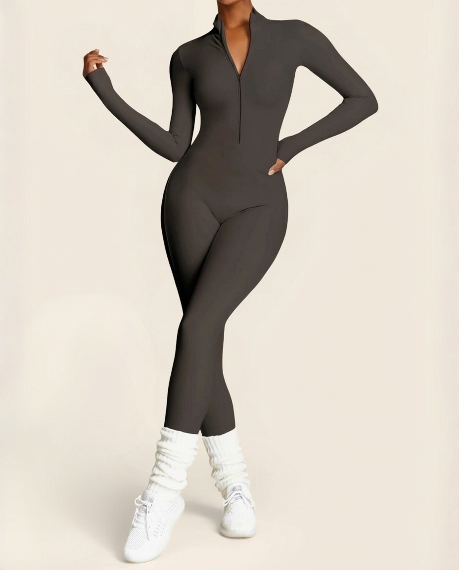 Thermal Zip-Up Jumpsuit